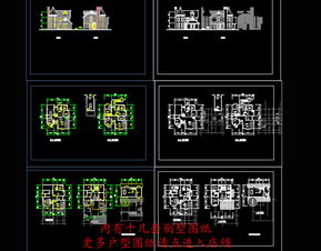 精品别墅CAD施工图与网络工程设计的综合应用解析
